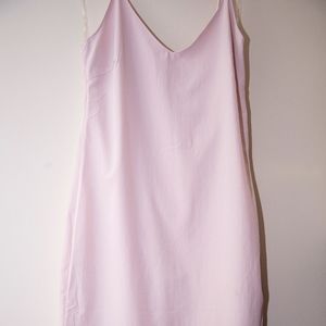 Soft Pink Slip Dress